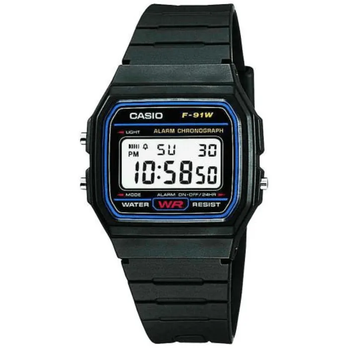 Reloj Casio Unisex Resina Original F-91w-1dg