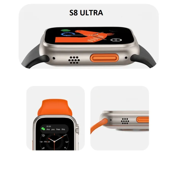 Reloj Mobula S8 Ultra Smart Watch Naranja