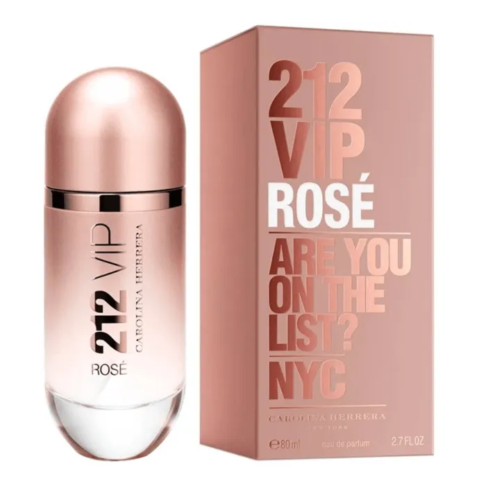 Perfume Carolina Herrera 212 Vip Rose 80Ml Para Mujer