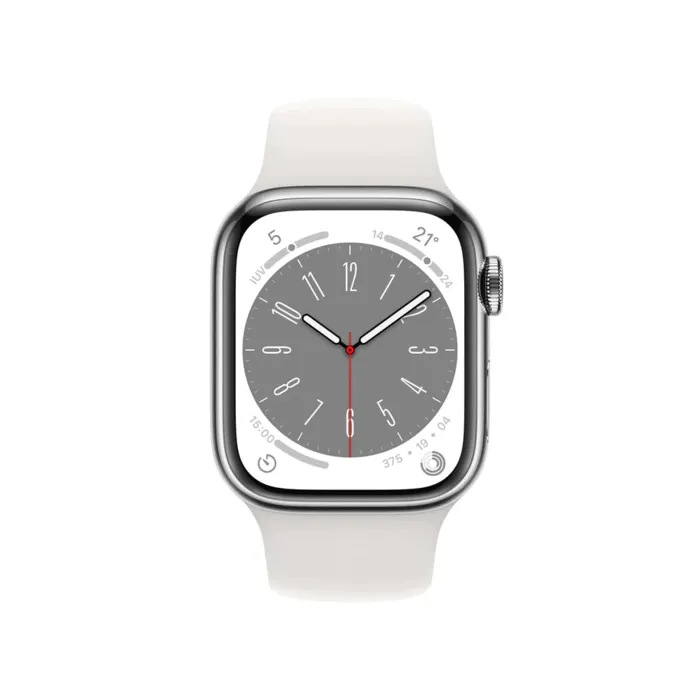 Apple Watch Serie 8 GPS  de 45mm blanco