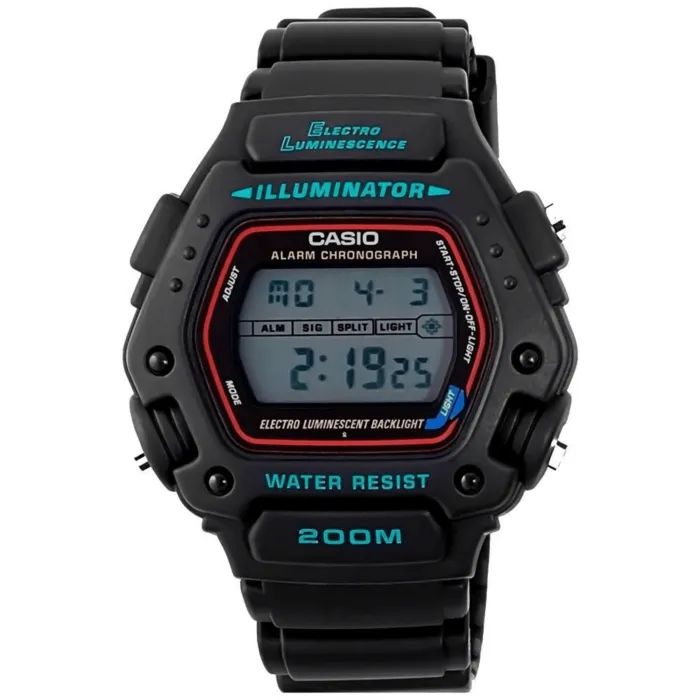 Reloj Casio Para Hombre Goma Original Dw-290-1vs