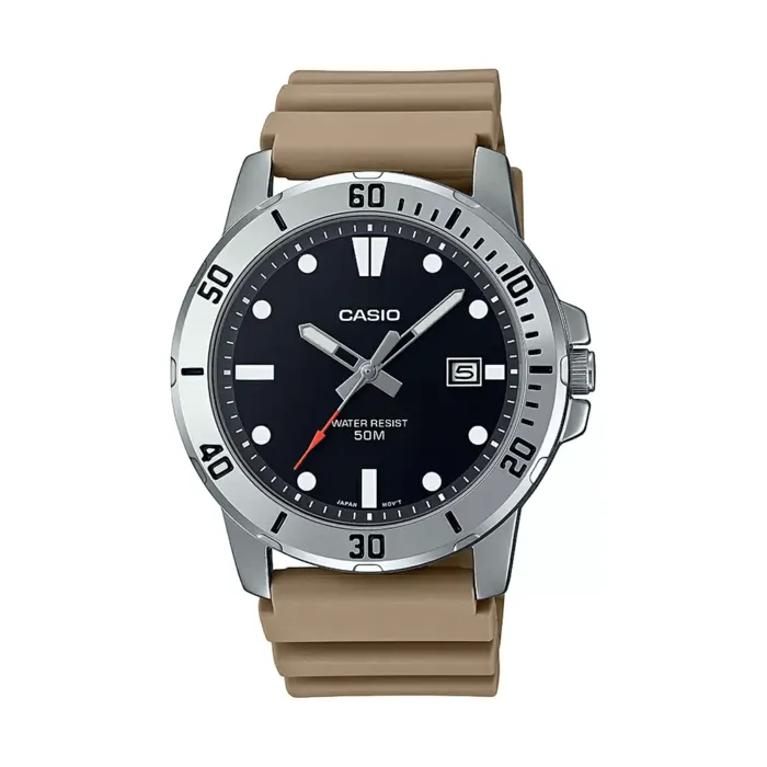 Reloj Casio Para Hombre Goma Original Mtp-vd01-5evudf