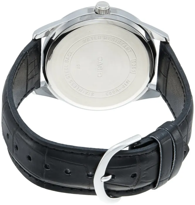 Reloj Casio Para Hombre Cuero Original Mtp-v005l-1b5udf