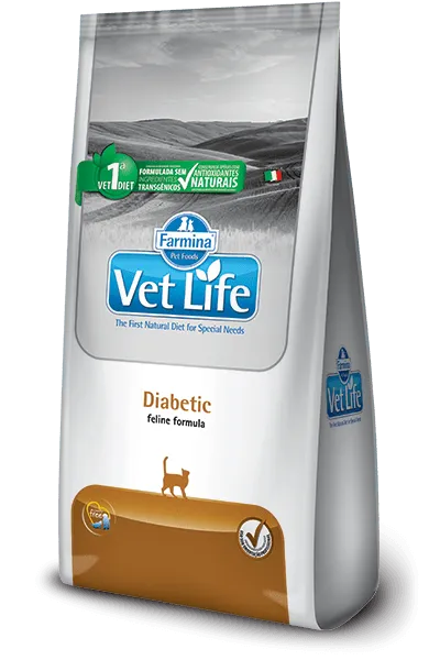 Comida Para Gatos Vet Life Diabetic 2 Kg