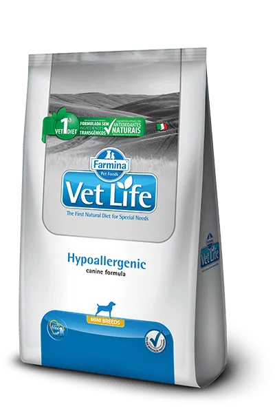 Comida Para Perros Vet Life Canine Hypoallergenic Mini Breeds 2 Kg