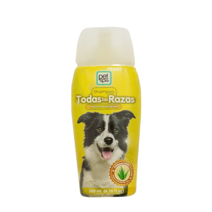 Shampoo Pet Spa Para Perros Todas Las Razas 200 Ml