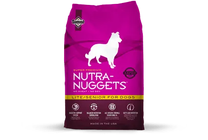 Comida Para Perros Nutra Nuggets Lite Senior 7.5 Kg