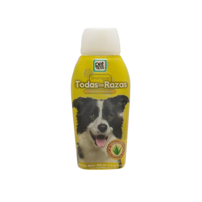 Shampoo Pet Spa Para Perros Todas Las Razas 400 Ml