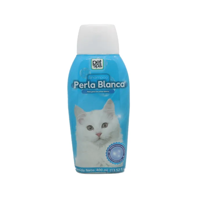 Shampoo Gatos Perla Blanca 400 Ml