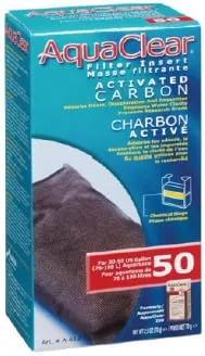 Inserto De Filtro De Carbon Activo Aquaclear 50 70