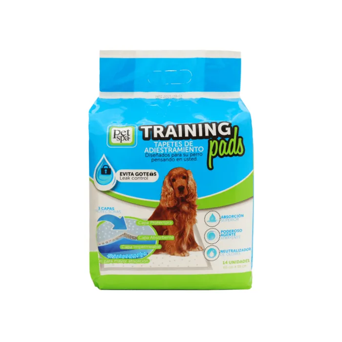 Tapetes Para Perro Trainning Pads Tradicional 14 Unidades