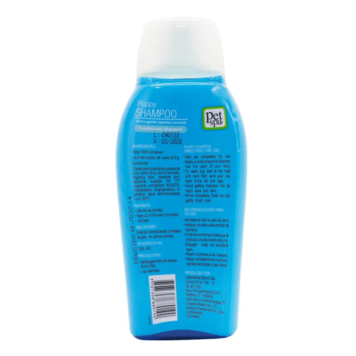 Shampoo Para Perros Puppy Cachorros Pet Spa 400 Ml