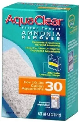 Inserto De Filtro Eliminador De Amoniaco Aquaclear 30 121 Gr