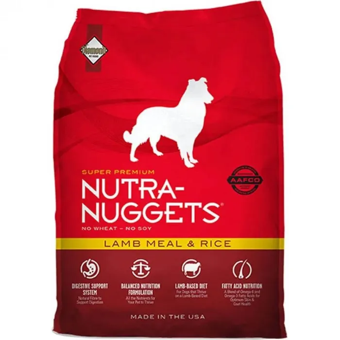 Comida Para Perros Nutra Nuggets Lamb Meal & Rice 15 Kg