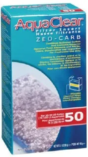 Inserto De Filtro Aquaclear 50 Zeo-carbon 90 Gr Aquaclear 50 Zeo Carbon 90 Gm