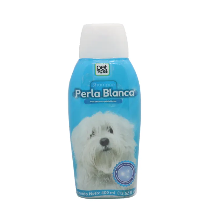 Shampoo Para Perros Pet Spa Perla Blanca 400 Ml