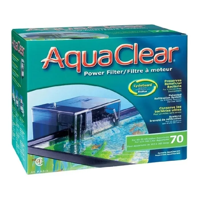 Filtro De Potencia Para Acuarios Aquaclear 70 - 265 Lt