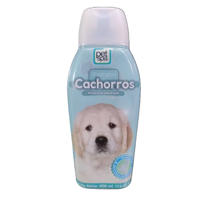 Shampoo Para Perros Cachorros Pet Spa 400 Ml