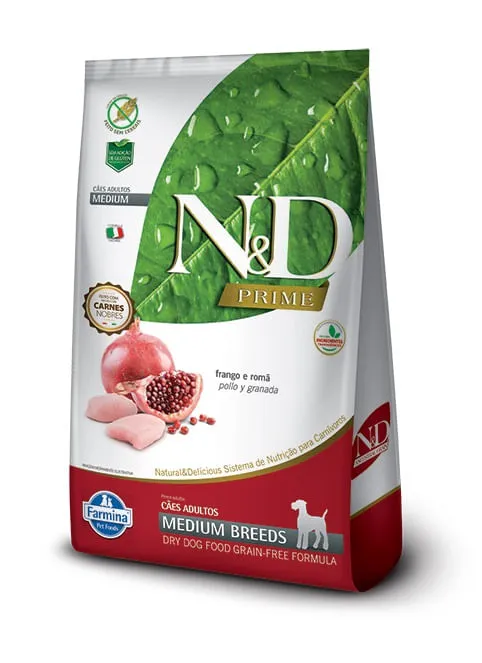 Comida Para Perro N&D Prime Frango Adult Medium 2,5 Kg