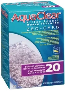 Inserto De Filtro Aquaclear 20 Zeo-carb 55 Gr