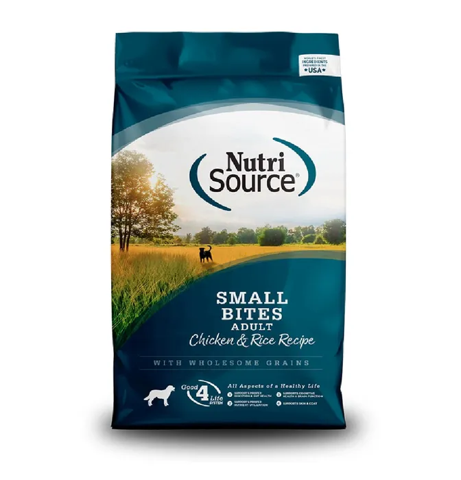 Comida Para Perros Nutrisource Small Bites Chicken & Rice 2,2 Kg