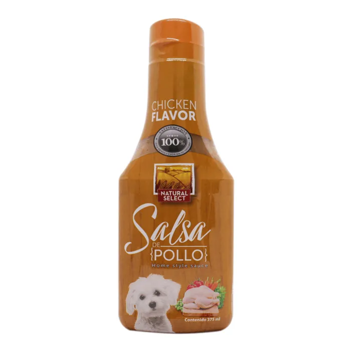 Salsa Perro Natural Select Sabor A Pollo 375 Ml