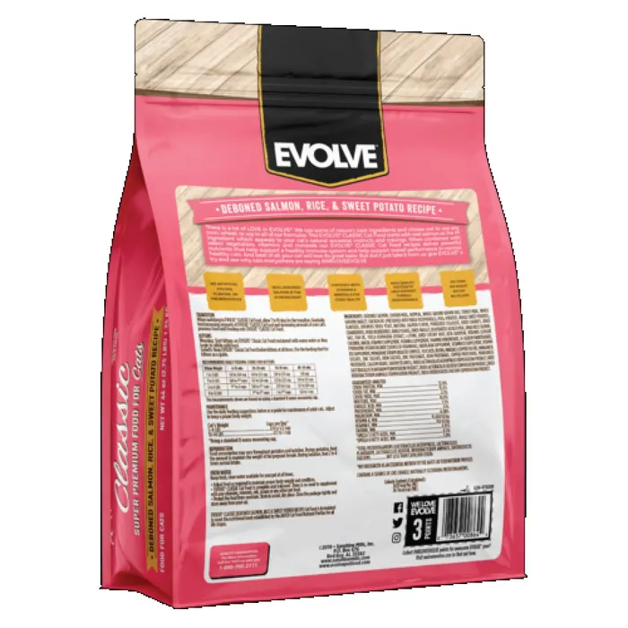 Comida Para Gatos Evolve Classic Salmon 2.75 Lb