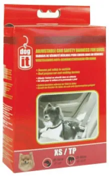 Arnes Seguridad Perro Carro Xs Negro