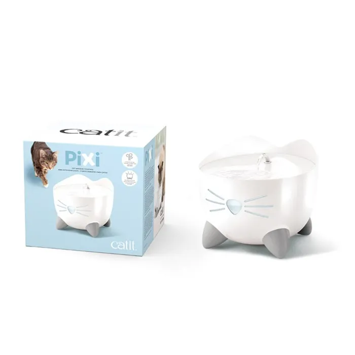 Fuente de Agua Gato Catit Pixi White 2,5 Lt