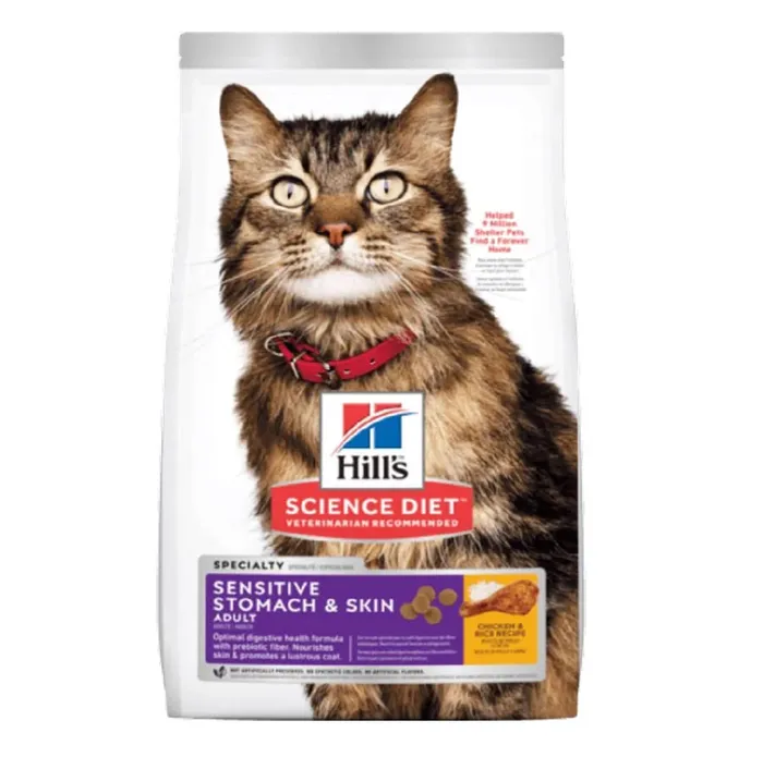 Comida Para Gatos Hills Adult Sensitive Stomach & Skin 3.5 Lb