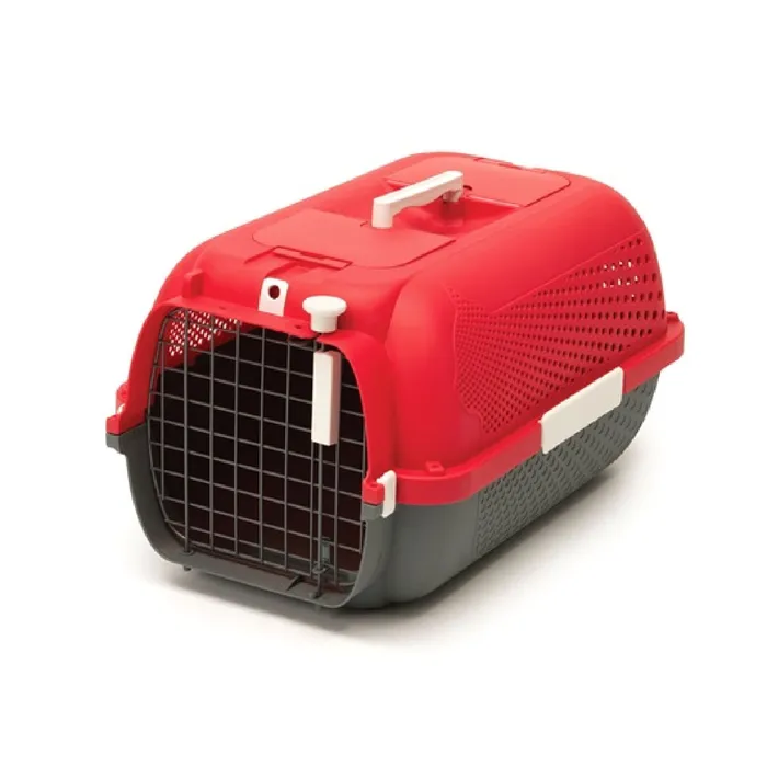 Guacal Para Gatos Catit Medium Rojo Cereza Talla M