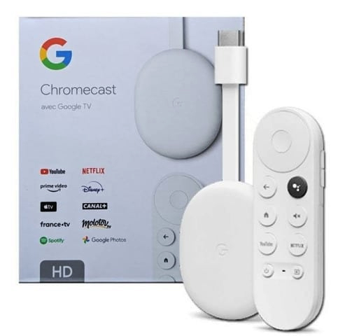 Google Chromecast With Google TV 4K - Control de Voz - Luegopago