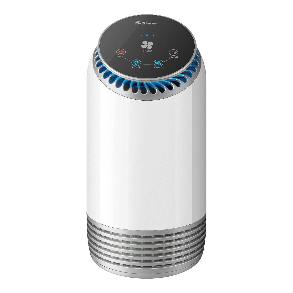 Purificador de aire con filtro HEPA, iones negativos, limpiador de aire. -  Microled Ibérica