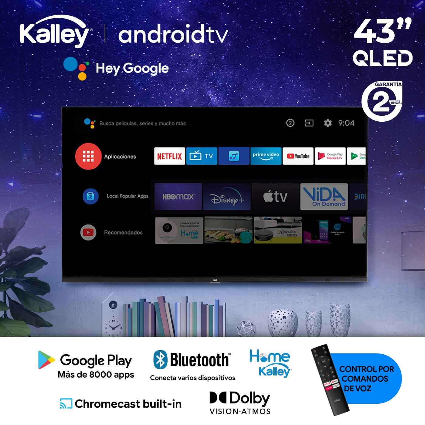 TELEVISOR LED 43 PULGADAS KALLEY SMART TV 43 FHD » Compulago