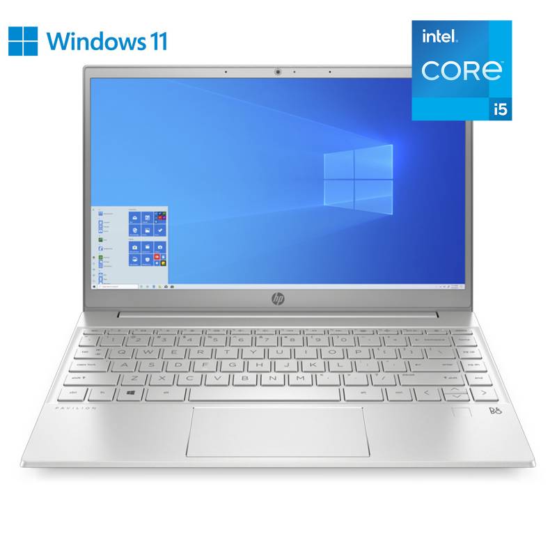 Portatil Laptop Hp I5, 11Va, 8Gb Ram, 256Gb Ssd, Huella, 13", Plateada