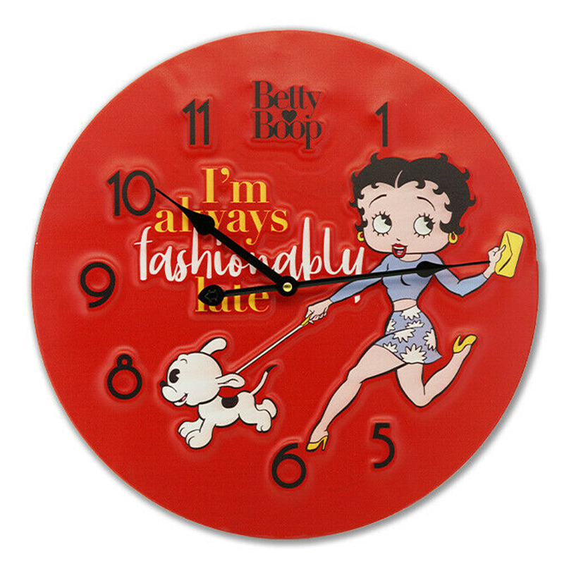 Reloj De Pared Betty Boop Metallico