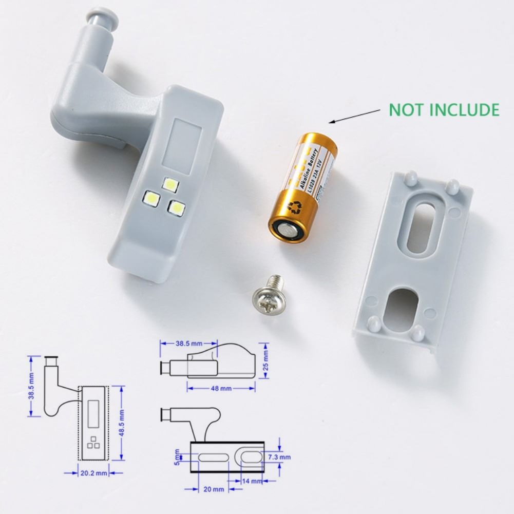 Luz Led Armario Con Sensor De Movimiento Aplique De Pared - Luegopago