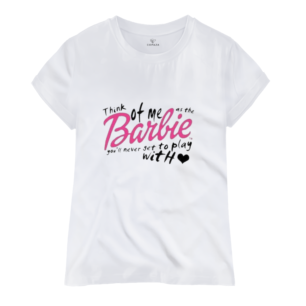Camiseta Barbie Pop Blanca 