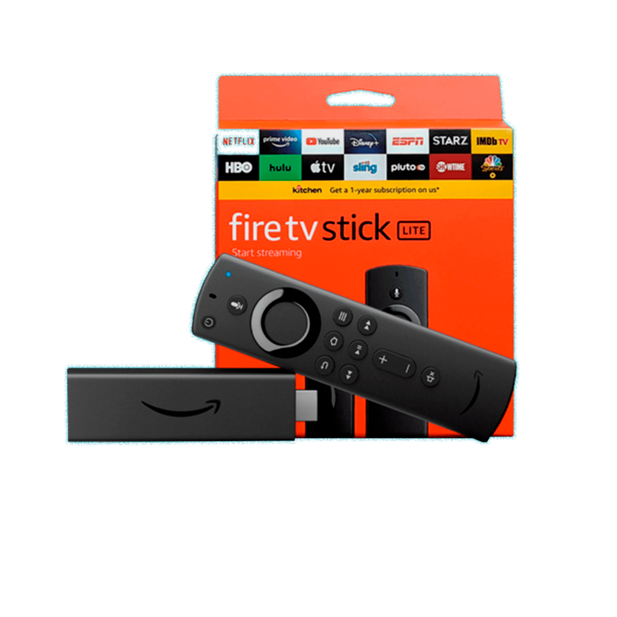 Fire Tv Stick Lite Hdmi Con Control Remoto En Negro (2da Generacion)