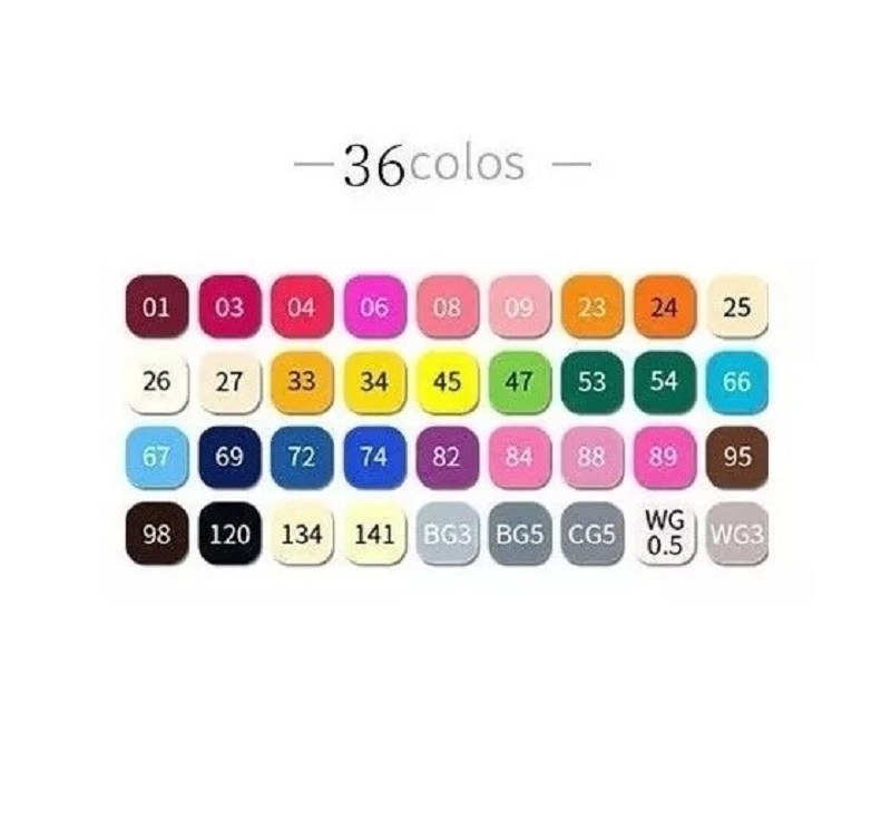 Marcadores De Bocetos Plumones Touch Five 60 Colores TOUCH