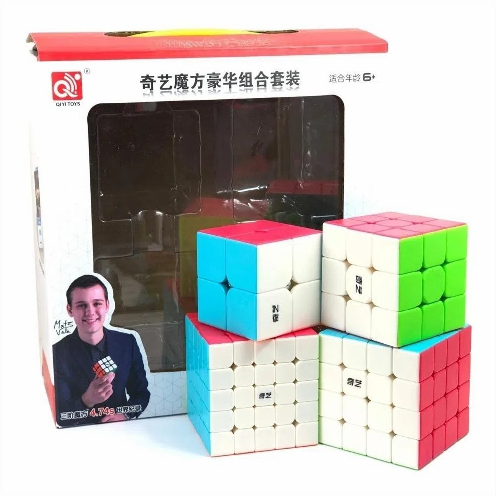 Pack 4 Cubos Rubik Qiyi
