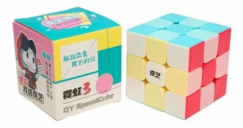Cubo Rubik 3x3 Qiyi Tono Pastel