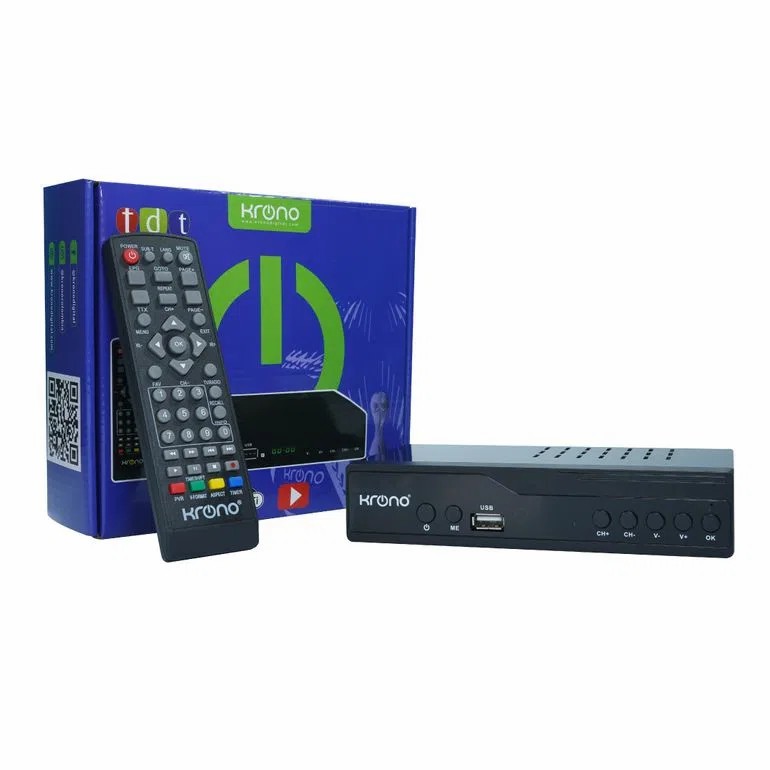 Decodificador TDT Sintonizador De Televisión Digital HD DVB2 GENERICO