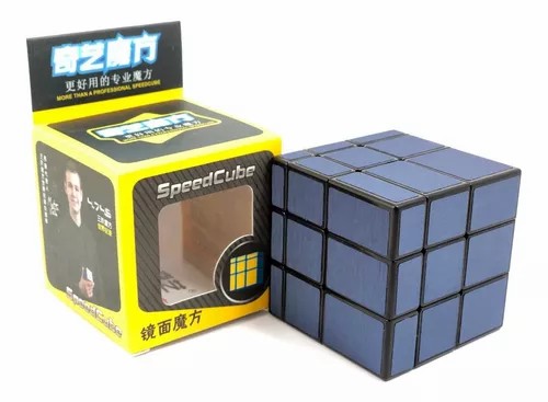 Cubo Rubik 3x3 Qiyi Mirror/Espejo (Azul Oscuro)