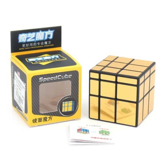 Cubo Rubik 3x3 Qiyi Mirror/Espejo (Dorado)