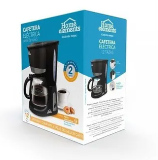 Cafetera Home Elements 12 Tazas - Luegopago