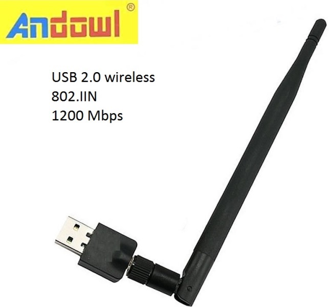 Adaptador Wi-fi Usb 2.0 De Alta Velocidad 1200 Mbps Antena