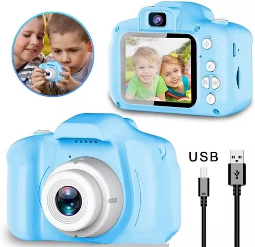 Cámara para niños, cámara de juguete para niños de 3 4 5 6 7 8 9 10 11 12,  cámara de video digital HD 1080P, cámara infantil para niños y niñas