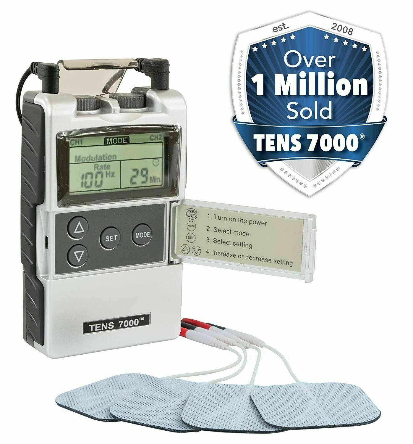 Tens 7000 2 Edición Electroestimulador Muscular Portátil