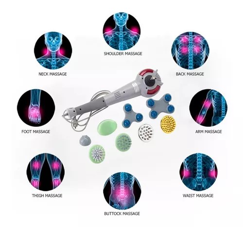 Masajeador eléctrico 4 en 1 Masaje de vibración infrarroja Cuatro